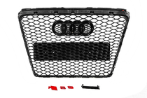 Audi A6 C6 2004–2011 Frontgrill i RS-stil (grå med krom) foto 4