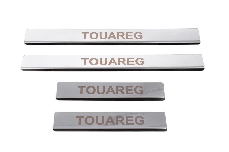 Volkswagen Touareg 2002–2010 Dørtrinsplader Carmos V1 (4 stk., rustfrit stål) Foto 2