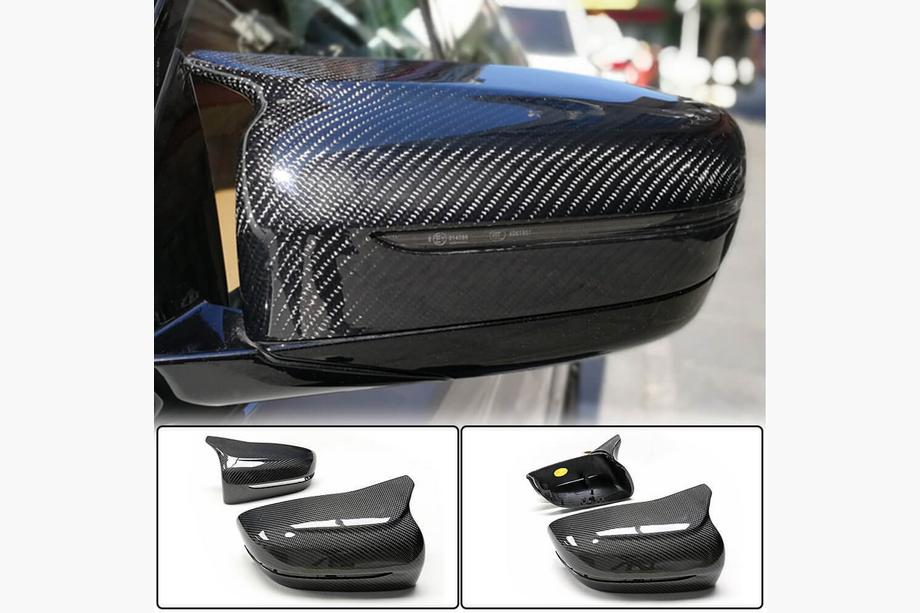 BMW 3-serie G20/G21 2018– Spejlkåber M-Look V2 (Carbon) Foto 2