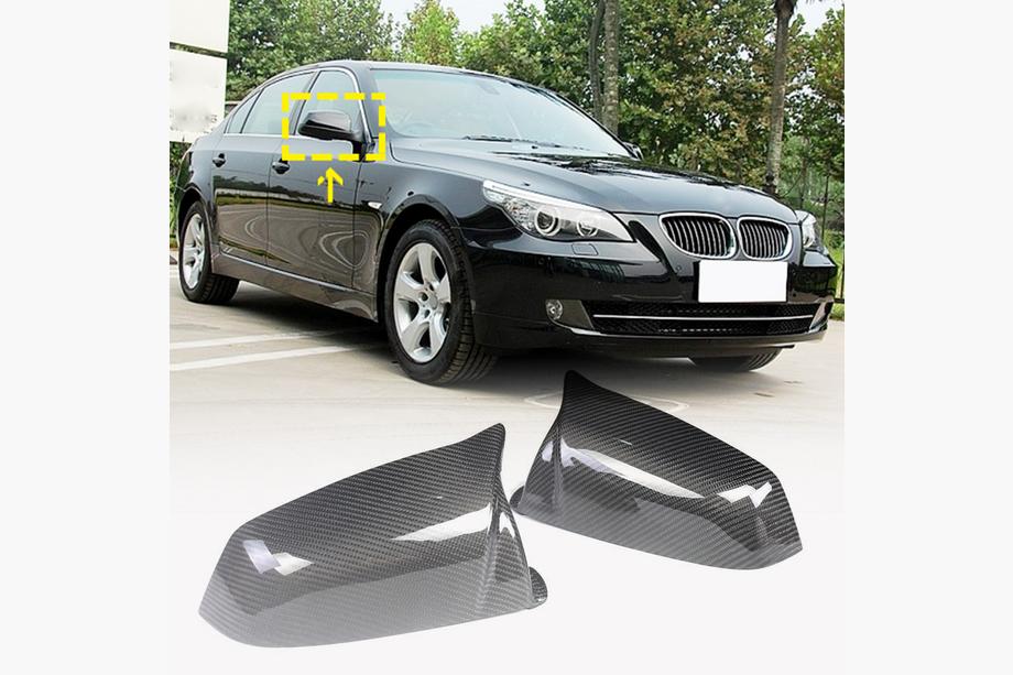 BMW 5-serie E60/E61 2003–2010 Spejlkåber (til 2007-2010, carbon) Image