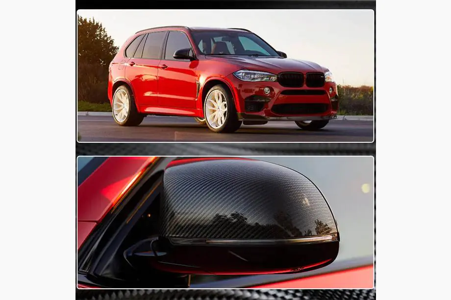 BMW X5 F15 2013–2018 Spejlkåber i carbon (til F85) Foto 4
