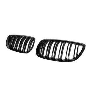 Nyregrill M-Look (til 2007-2010 non-M / 2008-2013 M3, blank sort) BMW 3-serie E92/E93 2006–2013 foto 4