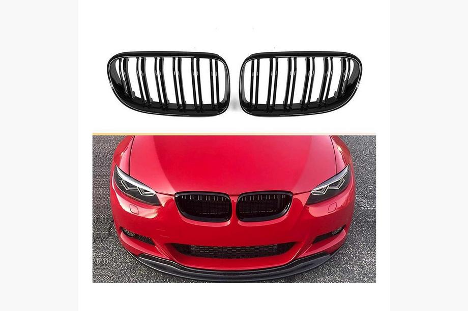 BMW 3-serie E92/E93 2006–2013 Nyregrill M-Look (til 2007-2010 non-M / 2008-2013 M3, blank sort) Foto 2