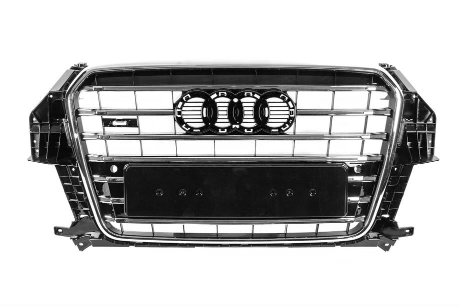 Audi Q3 2011–2019 Frontgrill SQ3 (2011-2015, sort med krom) Image