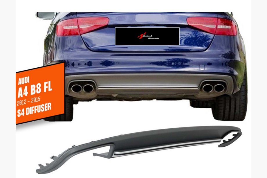Audi A4 B8 2007–2015 Diffuser til bagkofanger DPT V1 (2012-2015) Image