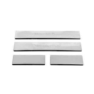 Carmos V1 dørtrinslister (4 stk., rustfrit stål) Mercedes ML W164 2005–2011 foto 2