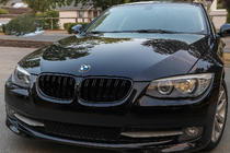 BMW 3-serie E92/E93 2006–2013 Nyregrill M-Look (til 2010-2013, blank sort) foto 1