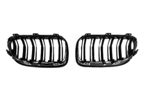 BMW 3-serie E92/E93 2006–2013 Nyregrill M-Look (til 2010-2013, blank sort) foto 6