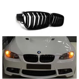 Nyregrill M-Look (til 2010-2013, blank sort) BMW 3-serie E92/E93 2006–2013 foto 2