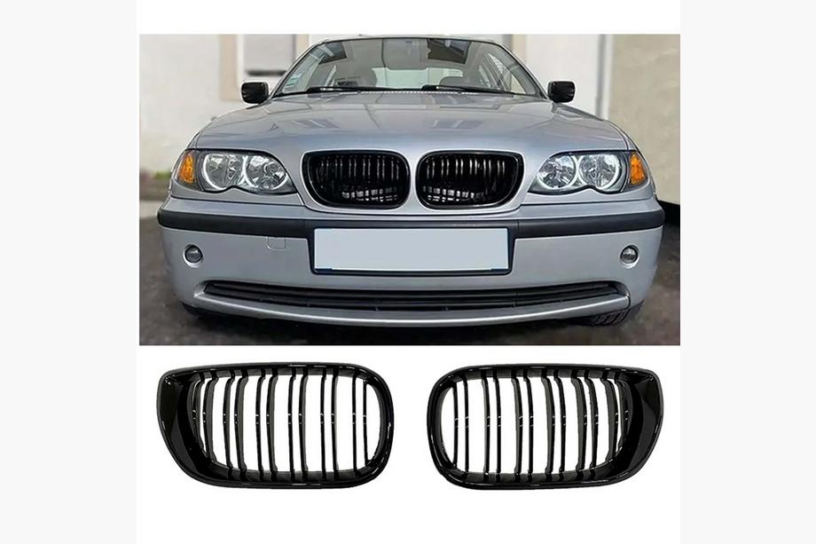 BMW 3-serie E46 1998–2006 Nyregrill M-Look DPT (2001-2005, blank sort) Foto 3