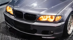 BMW 3-serie E46 1998–2006 M-Look DPT nyregitter (til Coupe 2003-2006, sort højglans) foto 1
