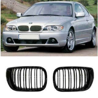 M-Look DPT nyregitter (til Coupe 2003-2006, sort højglans) BMW 3-serie E46 1998–2006 foto 3
