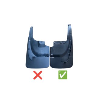Bagerste stænklapper 2015-2021 (2 stk., til bodykit, brede) Toyota Land Cruiser 200 2007–2021 foto 2