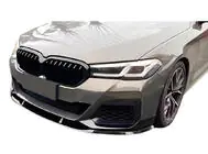 BMW 5-serie G30/G31 2017–2023 Frontlæbe til kofanger DPT Lip V2 (til M-Performance 2020-2024, sort højglans) foto 1