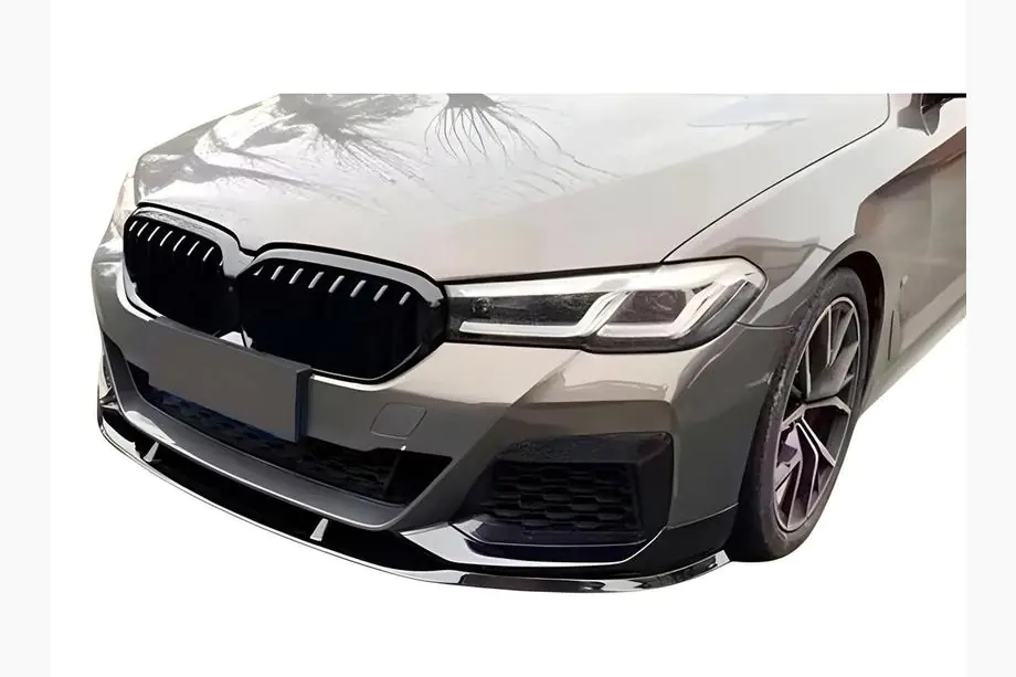BMW 5-serie G30/G31 2017–2023 Frontlæbe til kofanger DPT Lip V2 (til M-Performance 2020-2024, sort højglans) Image