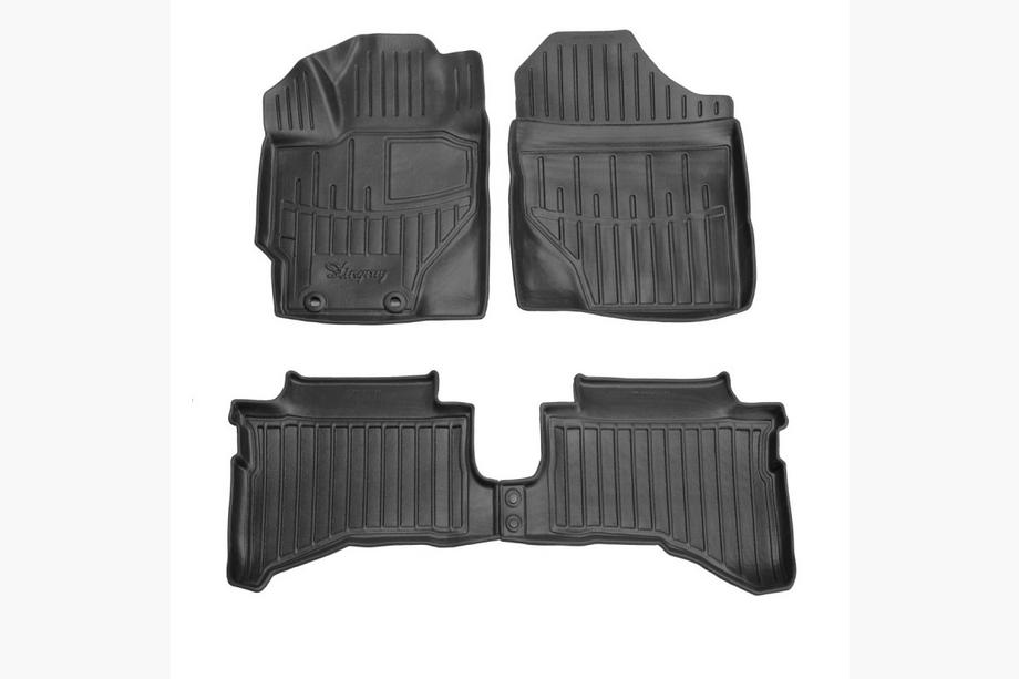 Toyota Yaris 2010–2020 Stingray 3D gummimåtter (Hybrid, 4 stk.) Image