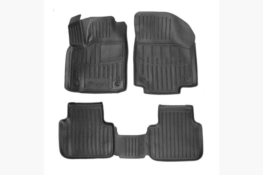 Volkswagen Atlas (Terramont) 2016– Stingray 3D gummimåtter til kabine (4 stk.) Image