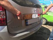 Dacia Duster 2008–2018 Komplet liste over nummerplade (rustfrit stål) foto 3