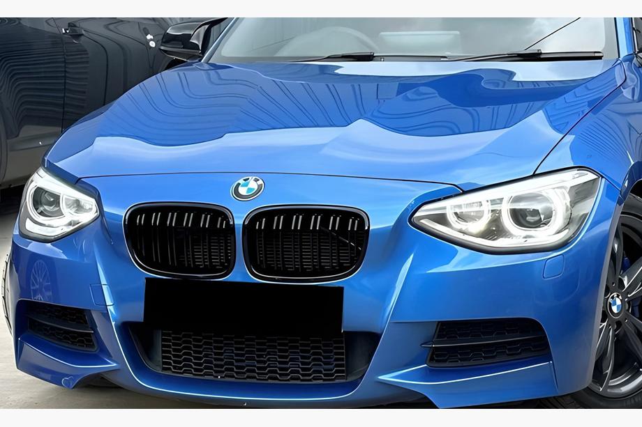 BMW 1-serie F20/F21 2011–2019 M-Look nyregrill (2011-2014, sort højglans) Image