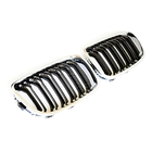 BMW 1-serie F20/F21 2011–2019 M-Look nyregrill (2011-2014, blank sort med krom kant) foto 2