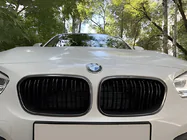 BMW 1-serie F20/F21 2011–2019 M-Look nyregrill (2015-2019, blank sort med kromkant) foto 1