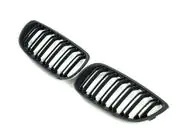 BMW 3-serie E92/E93 2006–2013 M-Look nyregrill (til 2005-2009, mat sort) foto 3