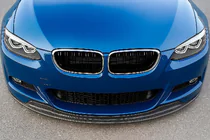 BMW 3-serie E92/E93 2006–2013 M-Look nyregrill (til 2005-2009, blank sort med kromkant) foto 1