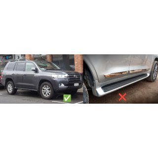 Forreste stænklapper (2 stk., til sideskørter uden belysning) Toyota Land Cruiser 200 2007–2021 foto 2