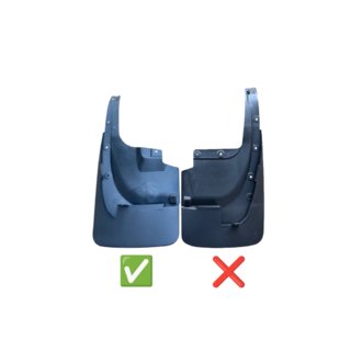 Bagerste stænklapper 2015-2021 (2 stk., til bodykit, smalle) Toyota Land Cruiser 200 2007–2021 foto 2