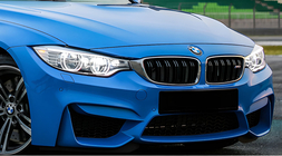 BMW 3-serie F30/F31 2012–2019 M-Look nyregriller (sort højglans med kromkant) foto 1