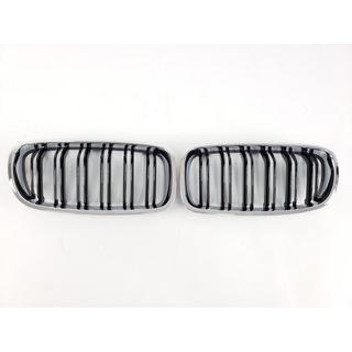 M-Look nyregriller (sort højglans med kromkant) BMW 3-serie F30/F31 2012–2019 foto 2
