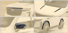 Cadillac Escalade 2020– Bodykit-sæt MNSR Carbon foto 7