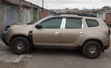 Dacia Duster 2008–2018 Dørstolpe-lister (6 stk., rustfrit stål) foto 1