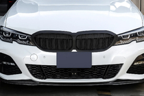 BMW 3-serie G20/G21 2018– Kidney-grill M-Look V2 (2018-2022, mat sort) foto 1