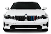 BMW 3-serie G20/G21 2018– Nyregrill M-Look V2 (2018-2022, M-Color med kromkant) foto 1