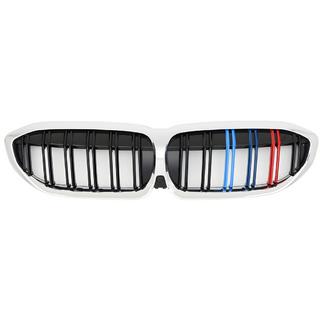 Nyregrill M-Look V2 (2018-2022, M-Color med kromkant) BMW 3-serie G20/G21 2018– foto 2
