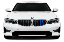 BMW 3-serie G20/G21 2018– Nyregrill 1 bar (2018-2022, M-Color med kromkant) foto 1
