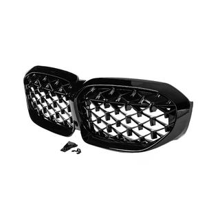 Kidney-grill Diamond Black (2018-2022, sort kant) BMW 3-serie G20/G21 2018– foto 4