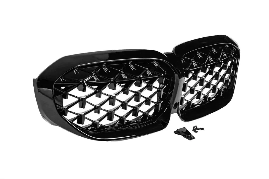 BMW 3-serie G20/G21 2018– Kidney-grill Diamond Black (2018-2022, sort kant) Foto 5
