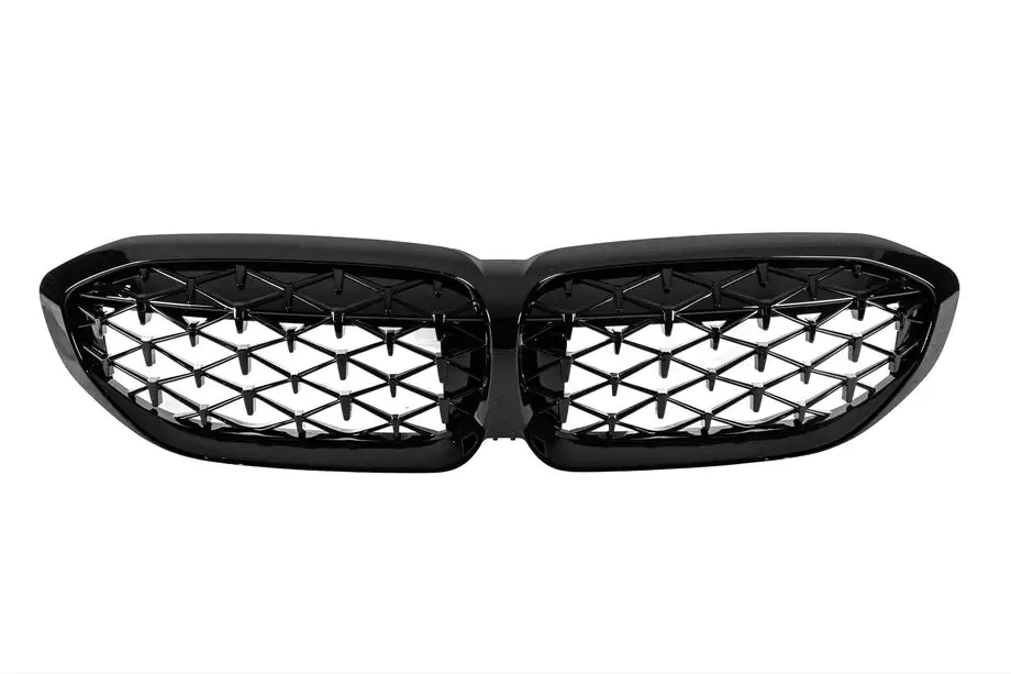 BMW 3-serie G20/G21 2018– Kidney-grill Diamond Black (2018-2022, sort kant) Foto 7