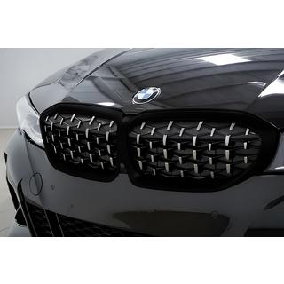 Diamond Silver nyregrill (2018-2022, sort kant) BMW 3-serie G20/G21 2018– foto 1
