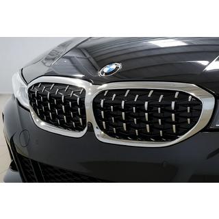 Kidney-grill Diamond Silver (2018-2022, kromliste) BMW 3-serie G20/G21 2018– foto 1