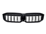 BMW 3-serie G20/G21 2018– Nyregrill M-Look (2022+, blank sort) foto 2