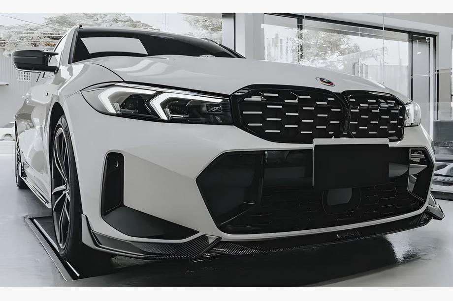 BMW 3-serie G20/G21 2018– Nyregrill Diamond Silver (2022+, sort kant) Image