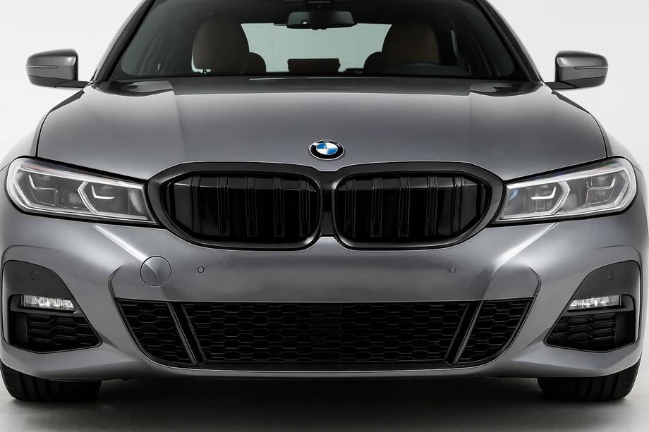 BMW 3-serie G20/G21 2018– M-Look nyregrill (til G28 2022+, blank sort) Image