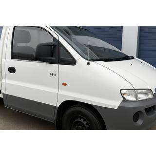 Vindueslister (2 stk., rustfrit stål) Hyundai H200, H1, Starex 1998–2007 foto 1