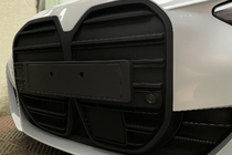 BMW 4-serie G22/23/26 2020– CS-Style nyregrill (til I4 G26,2022+, mat sort) foto 1
