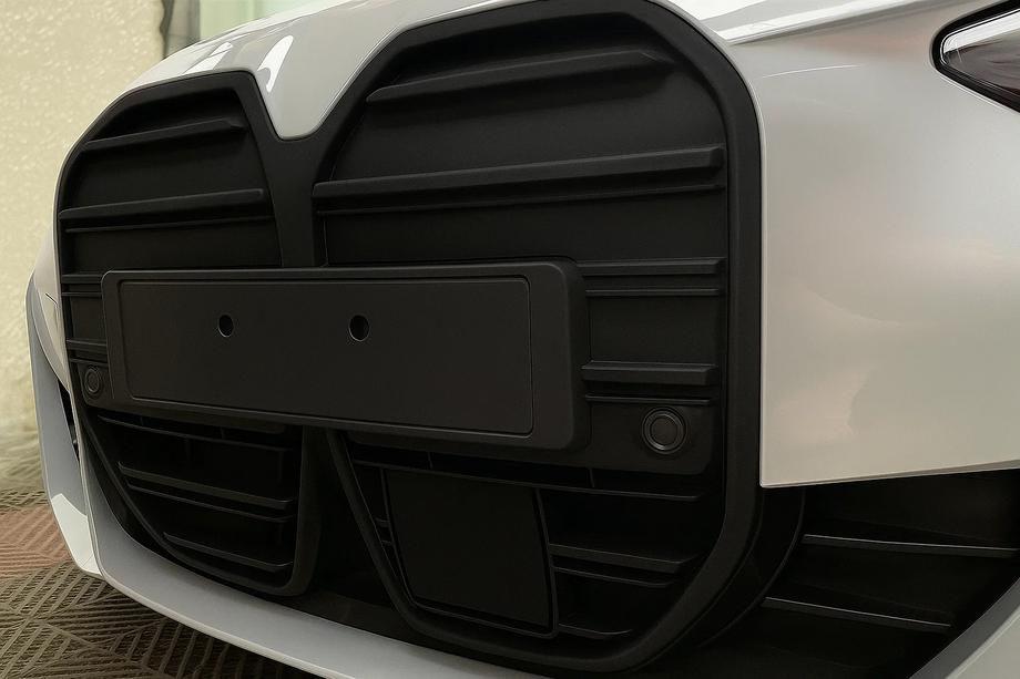 BMW 4-serie G22/23/26 2020– CS-Style nyregrill (til I4 G26,2022+, mat sort) Image