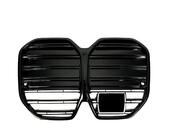BMW 4-serie G22/23/26 2020– M-Look nyregrill (til I4 G26,2022+, blank sort) foto 2