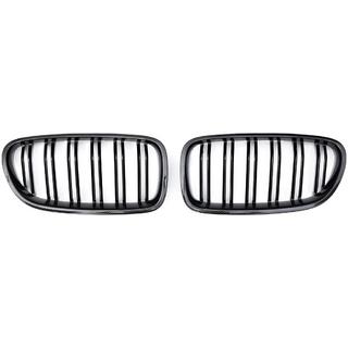 M-Look nyregrill (blank sort med carbon hydroprint) BMW 5-serie F10/F11 2010–2016 foto 2